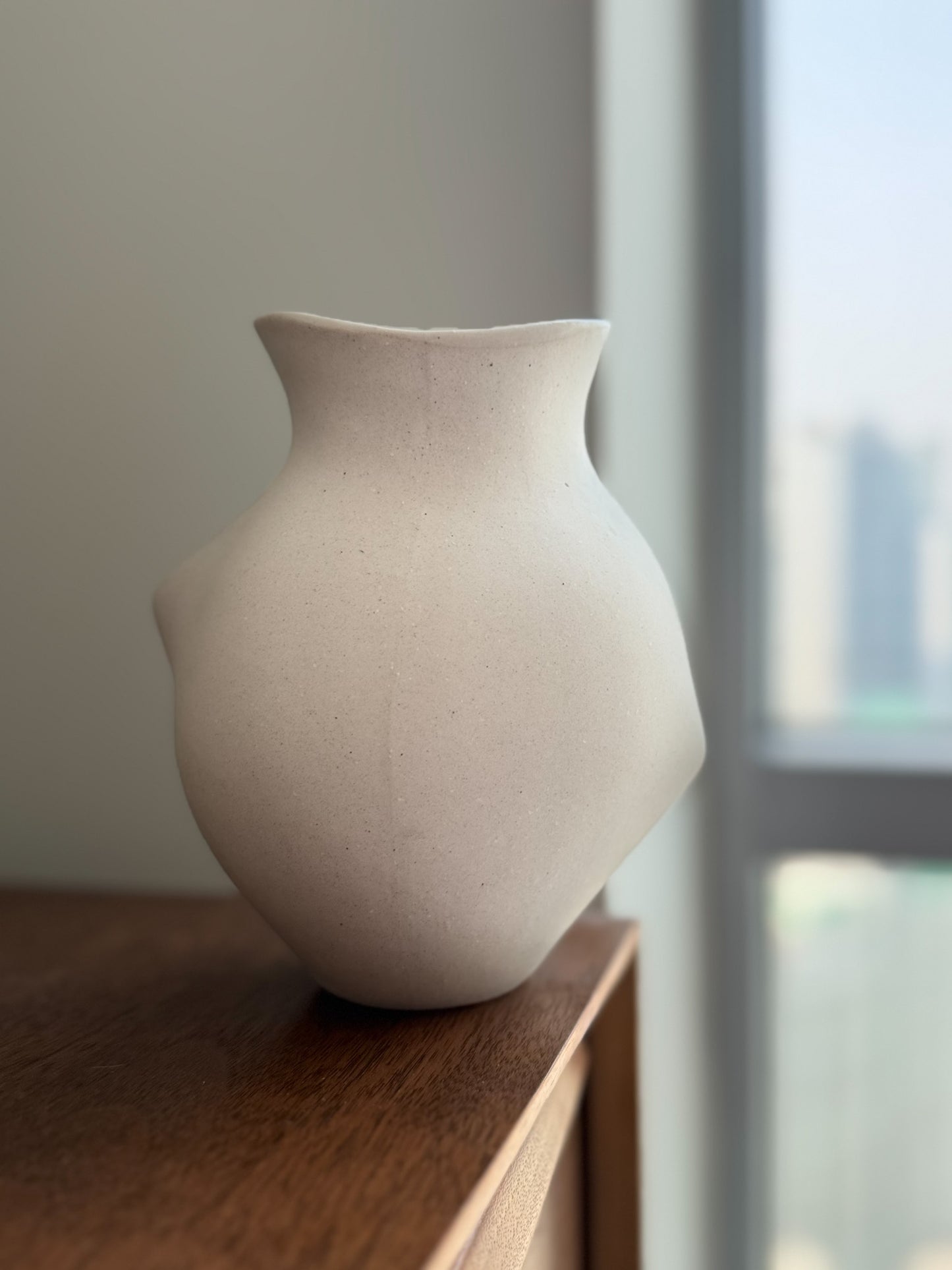 Organic Ivory Vase