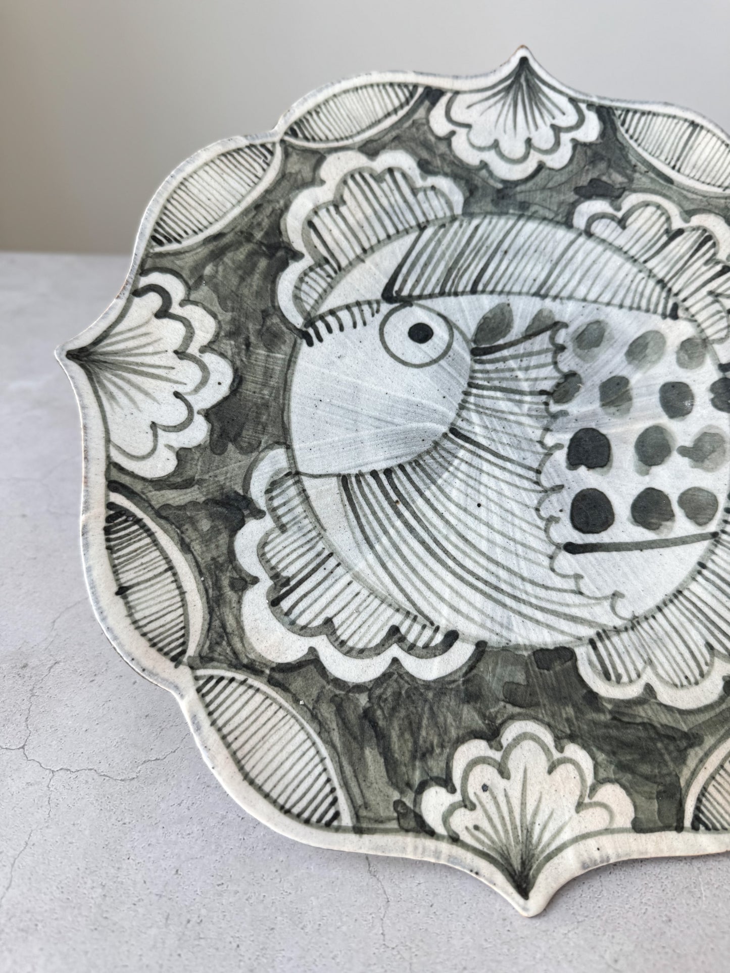 Petal Plate - Playful Fish