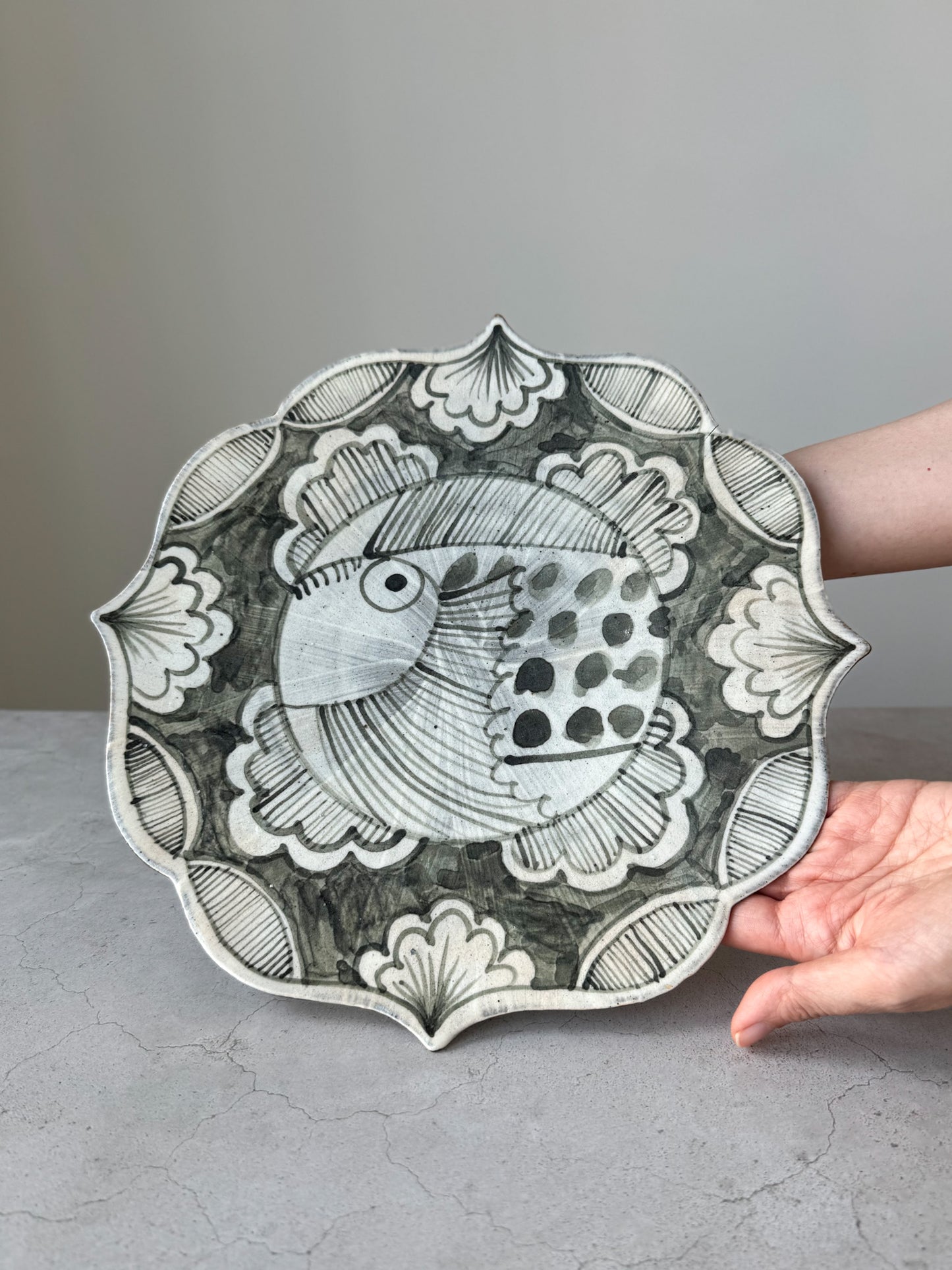 Petal Plate - Playful Fish