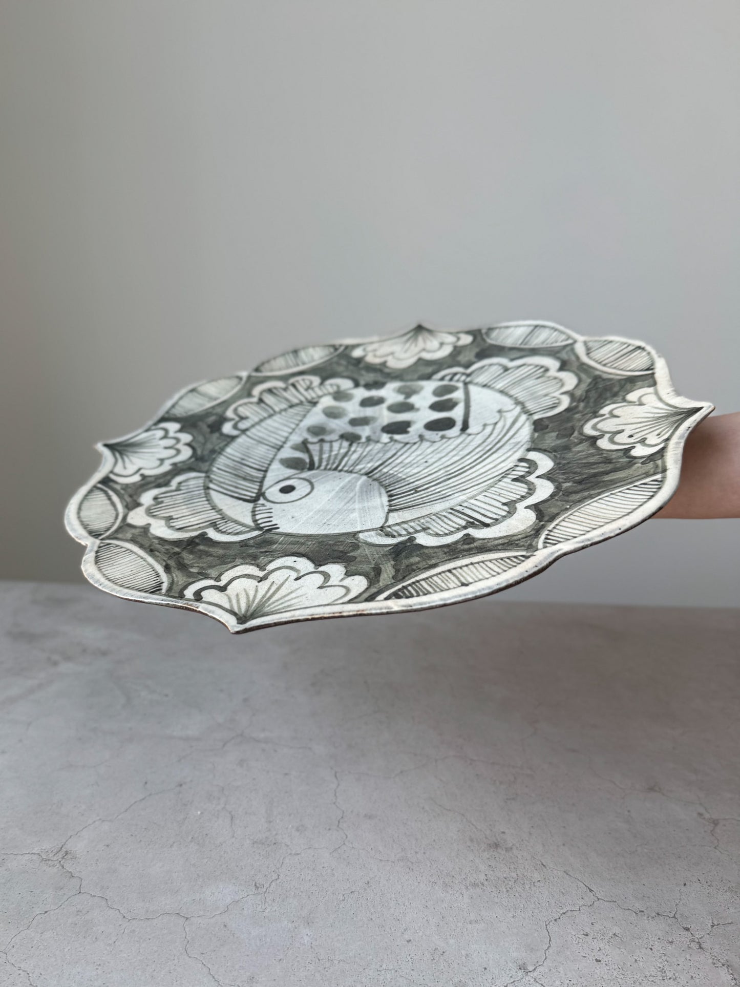 Petal Plate - Playful Fish