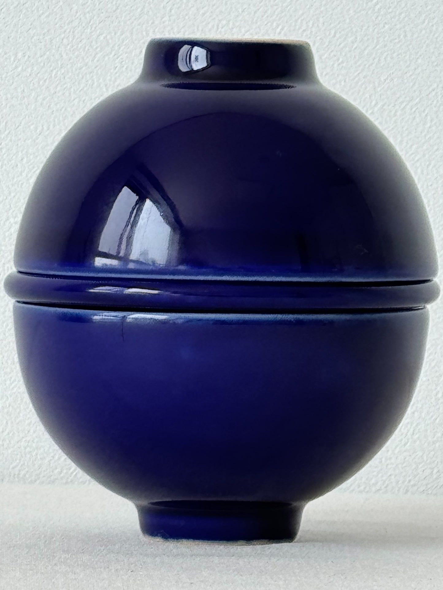 Moon Jar Teacup Set - Indigo Blue