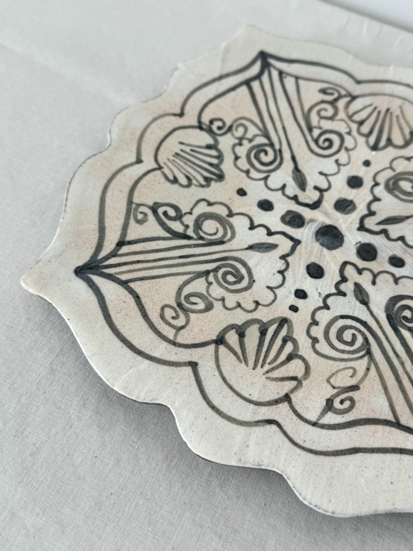 Petal Square Plate