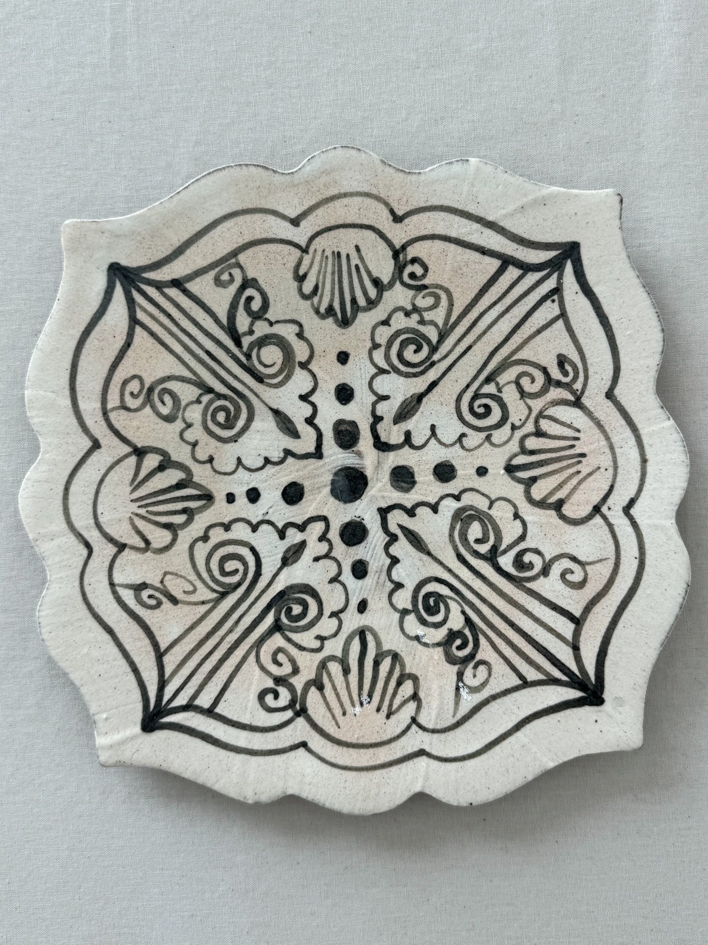 Petal Square Plate
