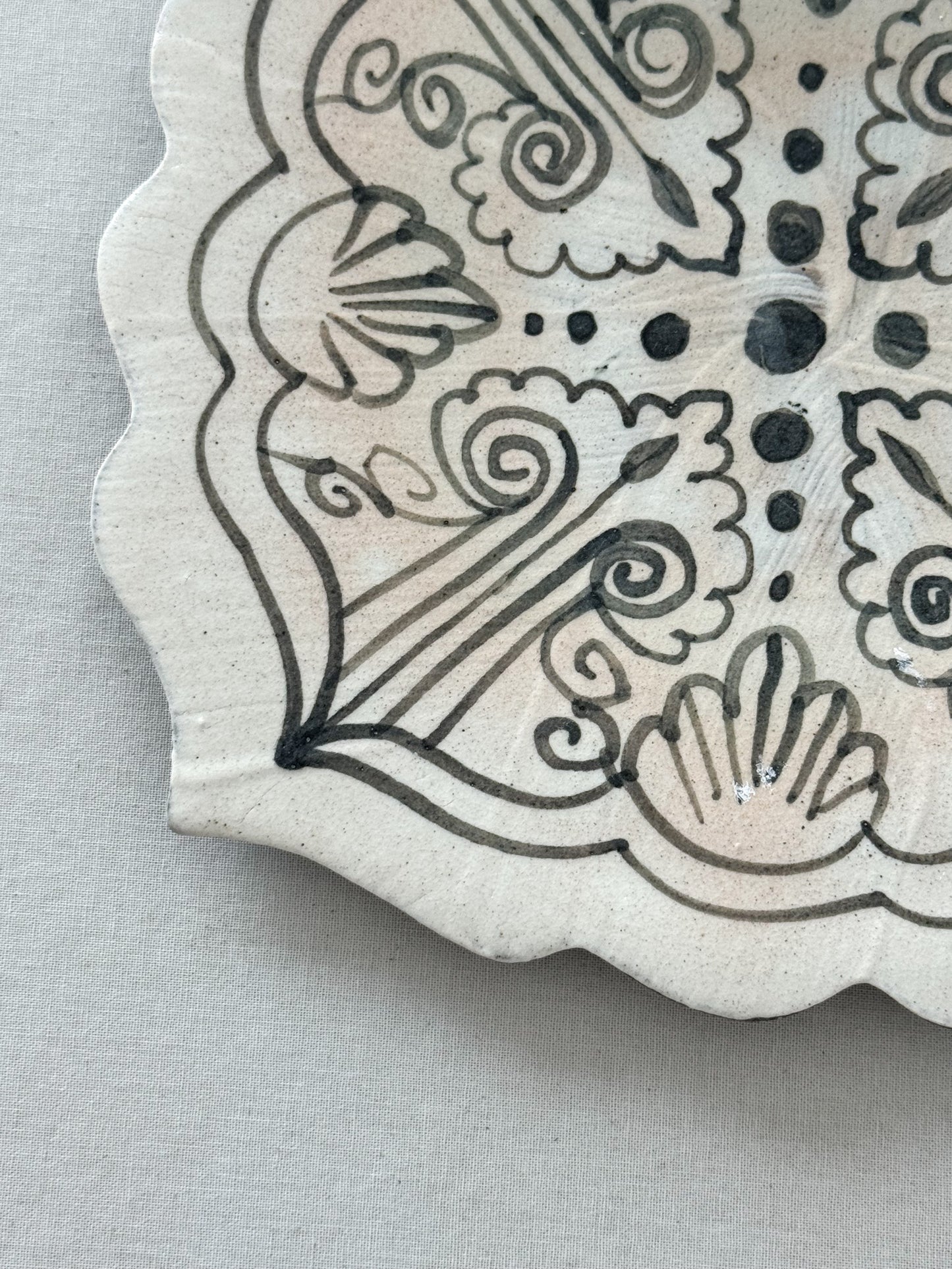 Petal Square Plate