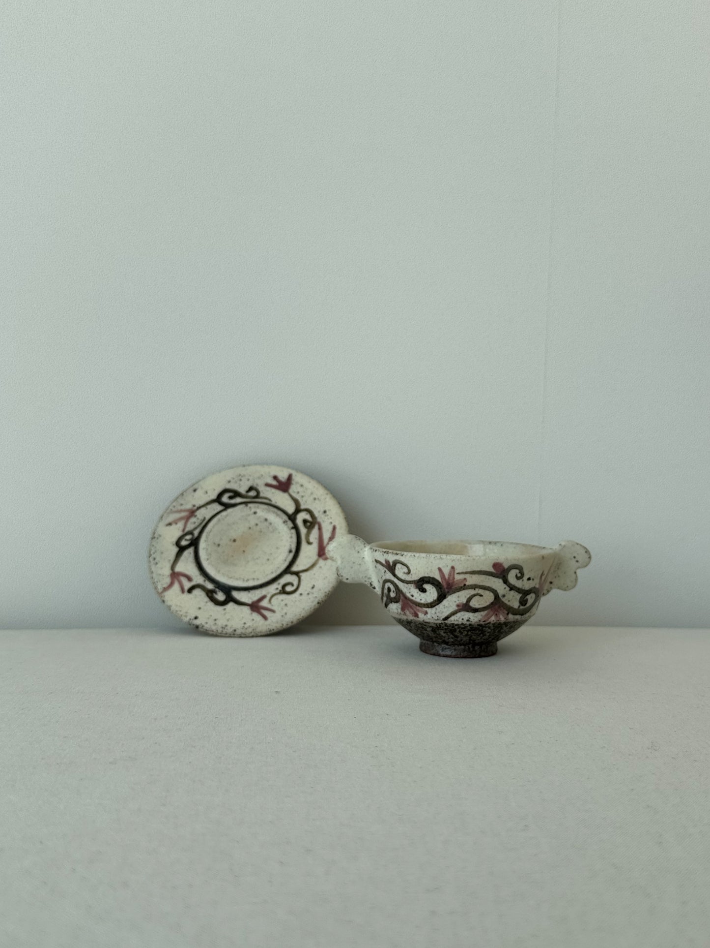 Buncheong Yang-i Teacup Set - Flower V