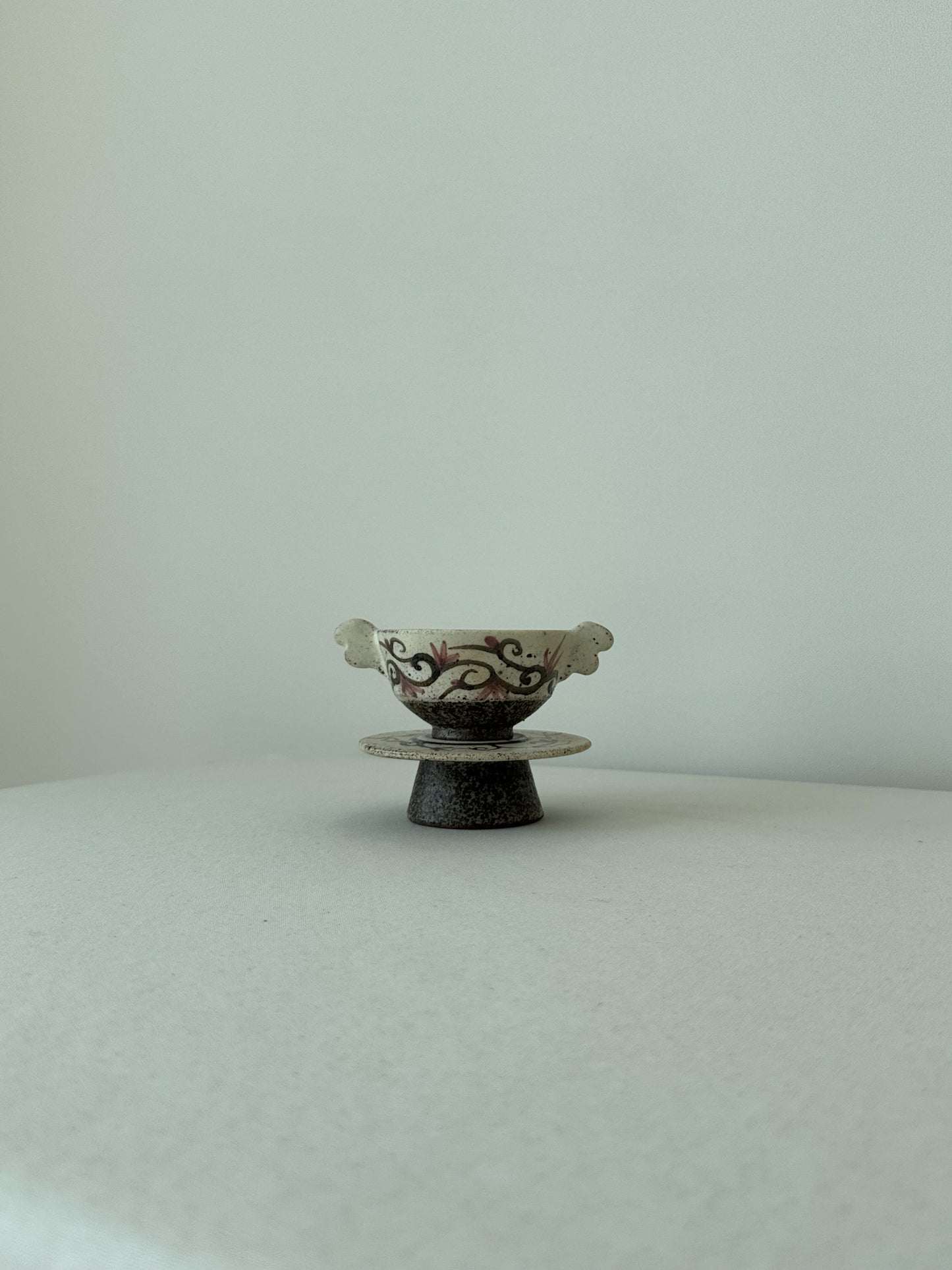 Buncheong Yang-i Teacup Set - Flower V