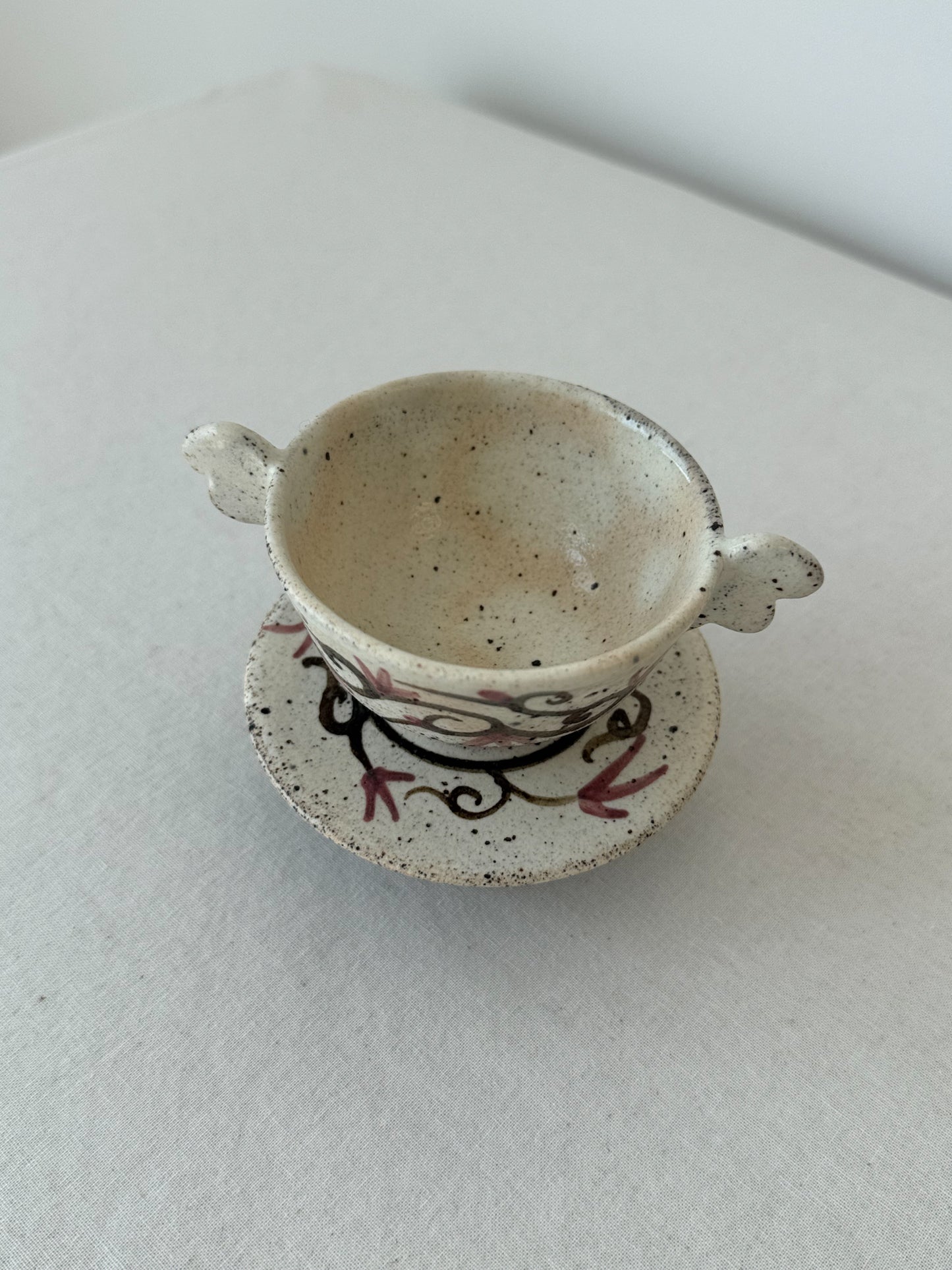 Buncheong Yang-i Teacup Set - Flower V