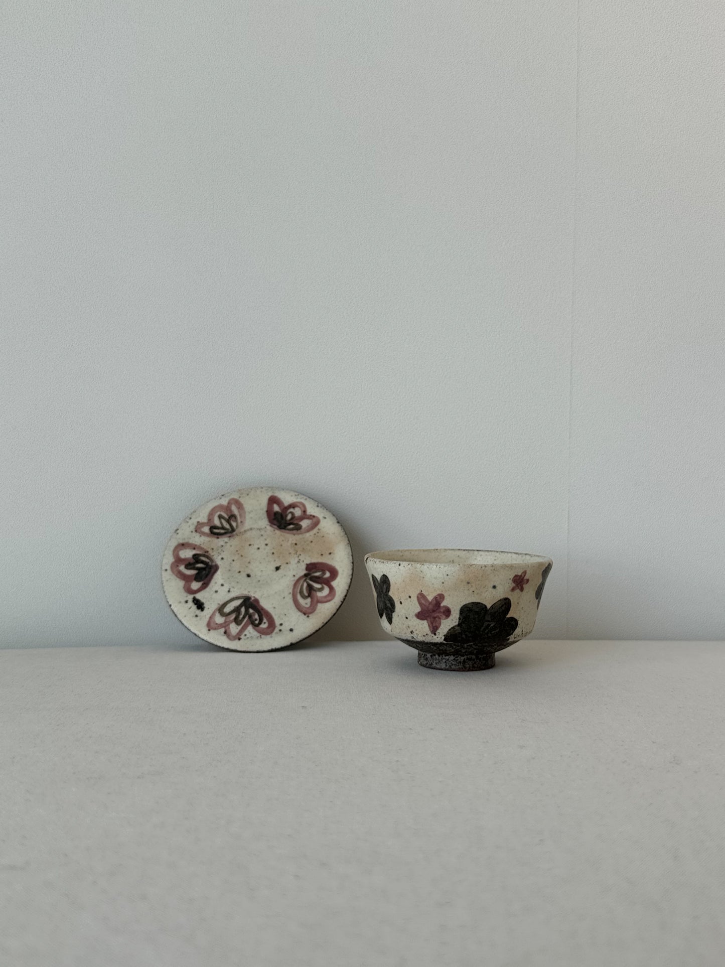 Petal Bloom Buncheong Teacup Set