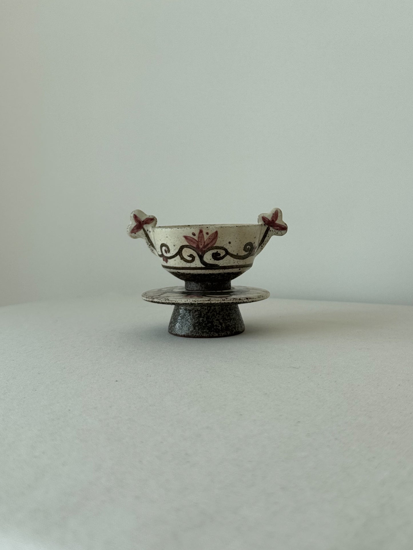 Buncheong Yang-i Teacup Set - Flower VII