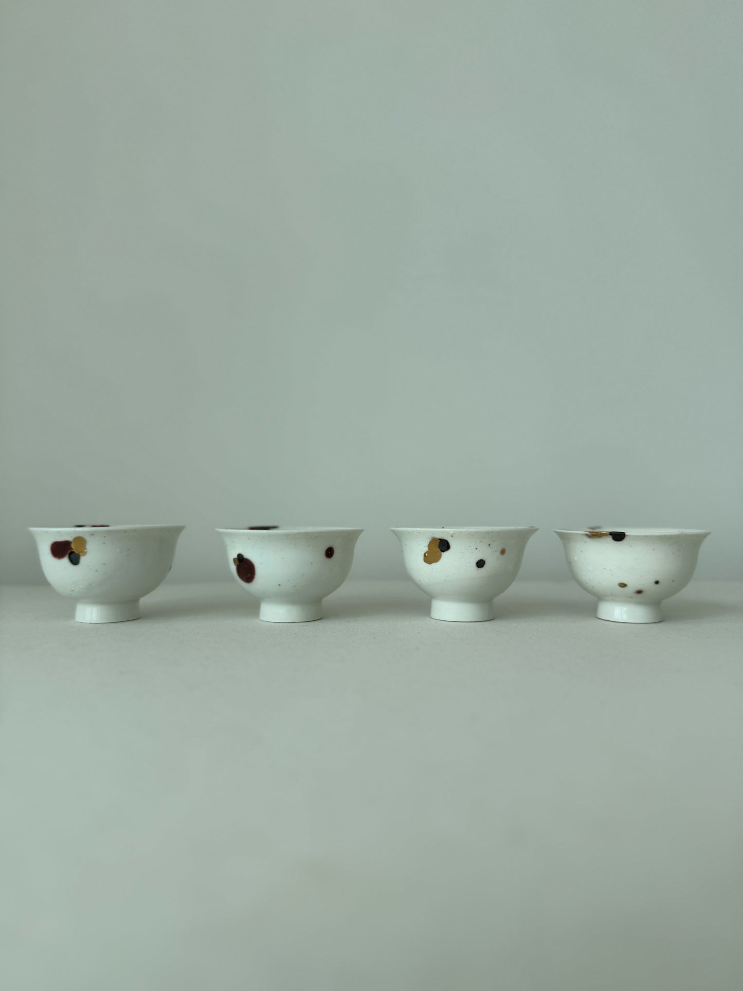 White Porcelain Cup with Geumdong Flecks