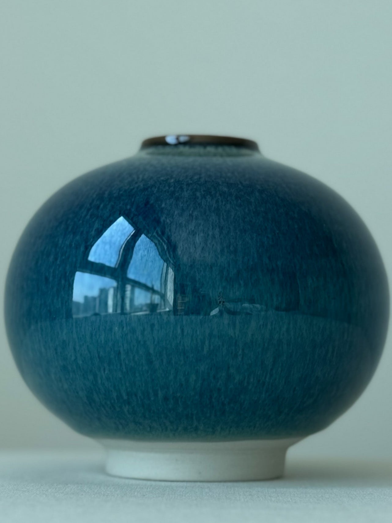 Emerald Light Moon Jar