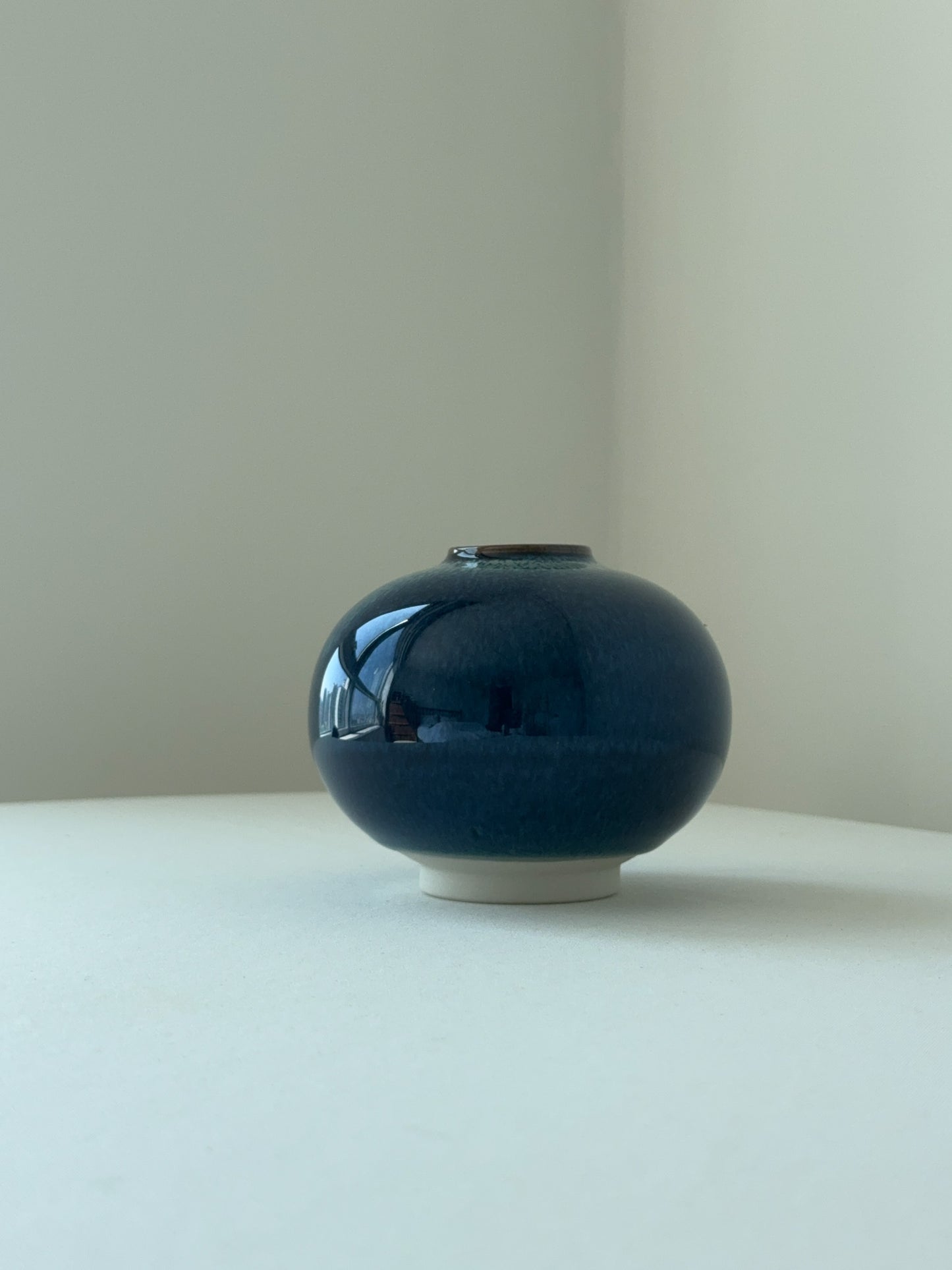 Midnight Indigo Moon Jar