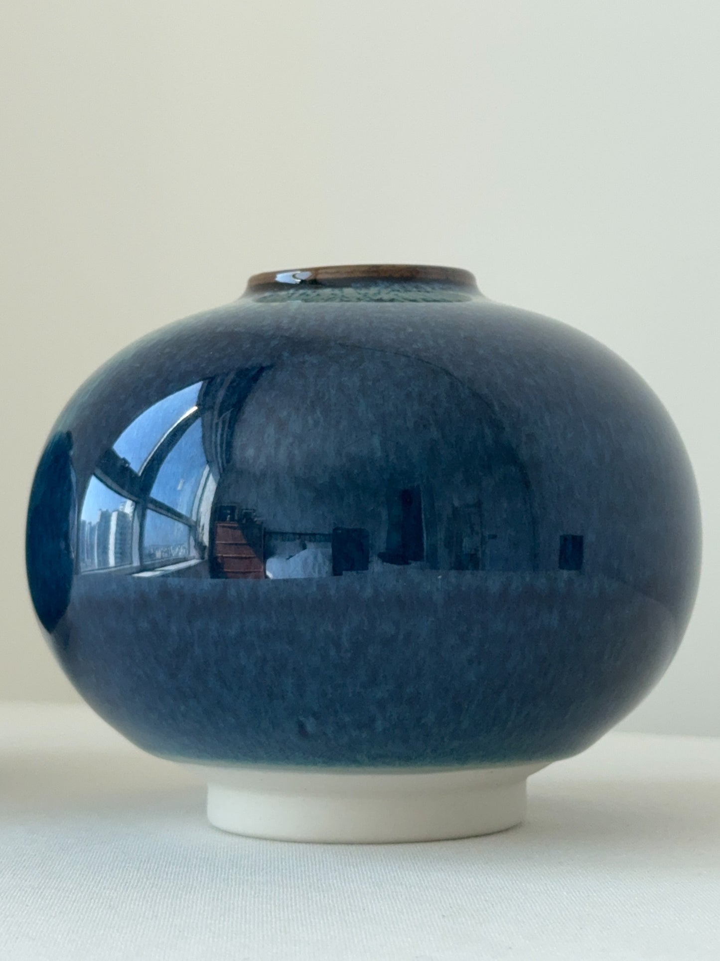 Midnight Indigo Moon Jar