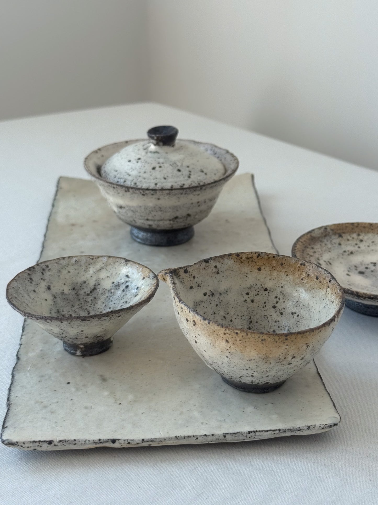 Quiet Strength in Clay-Buncheong Tray