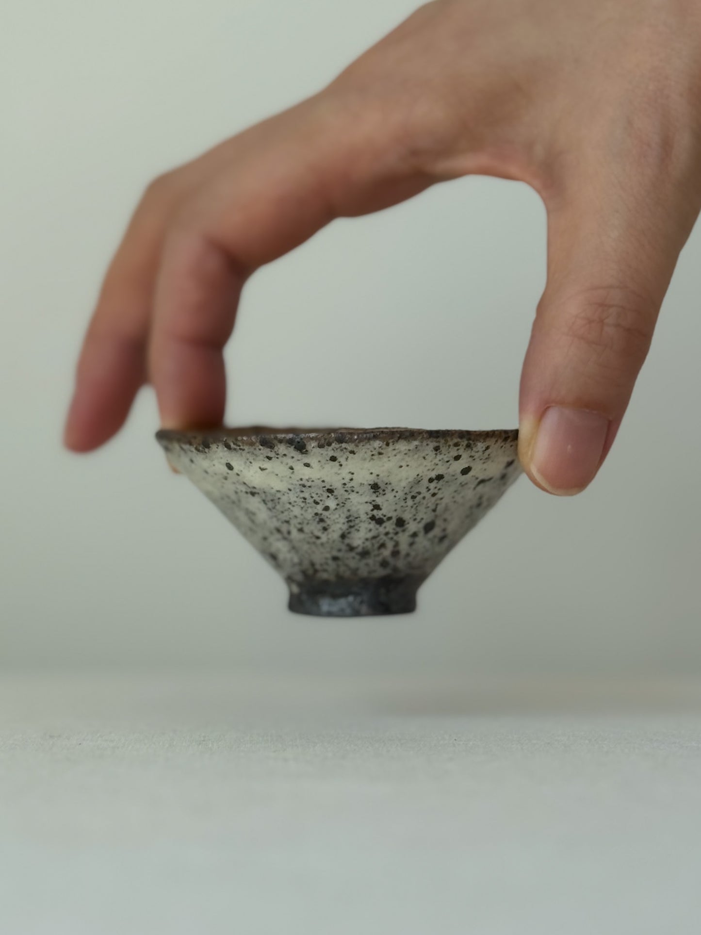 Quiet Strength in Clay-Buncheong Tea Cup Set (2 cups)