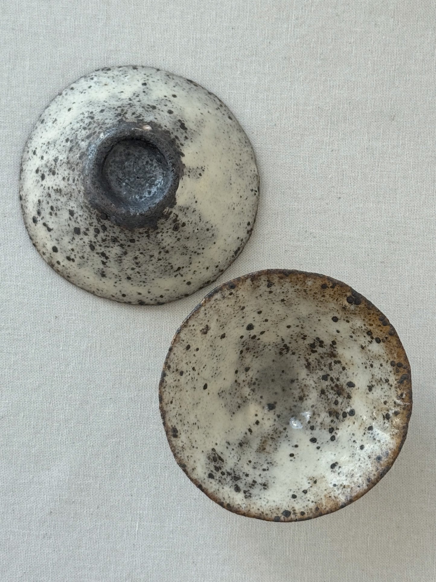Quiet Strength in Clay-Buncheong Tea Cup Set (2 cups)
