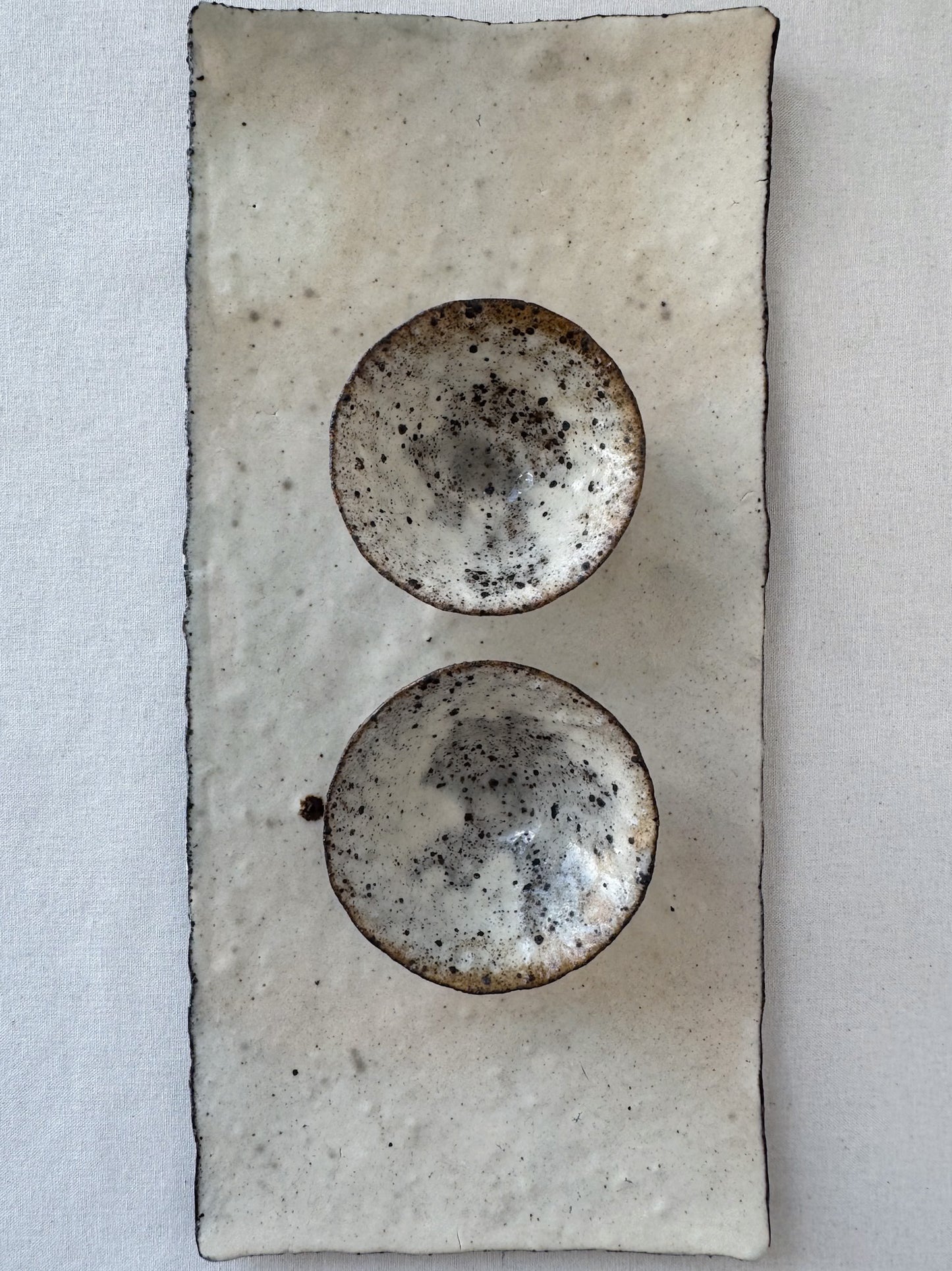 Quiet Strength in Clay-Buncheong Tray