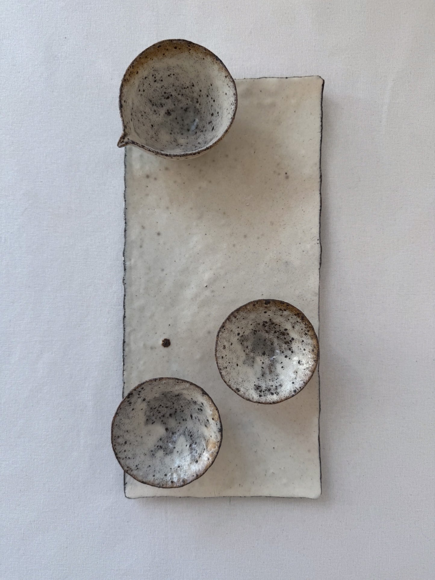 Quiet Strength in Clay-Buncheong Tray