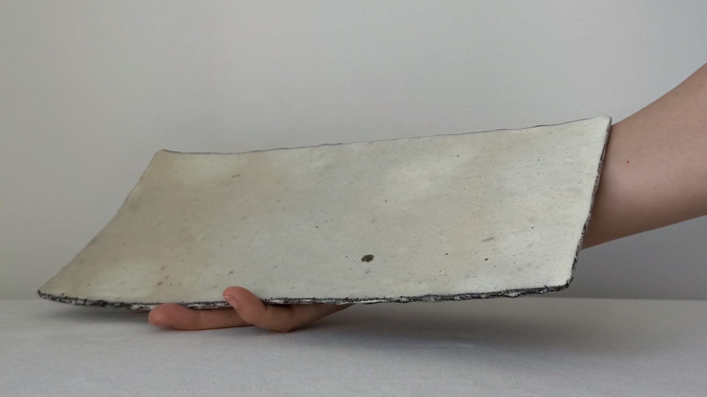 Quiet Strength in Clay-Buncheong Tray
