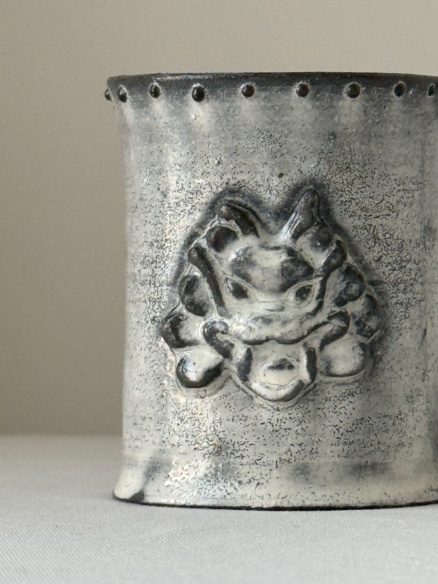 Black Clay Dragon Handle Mug