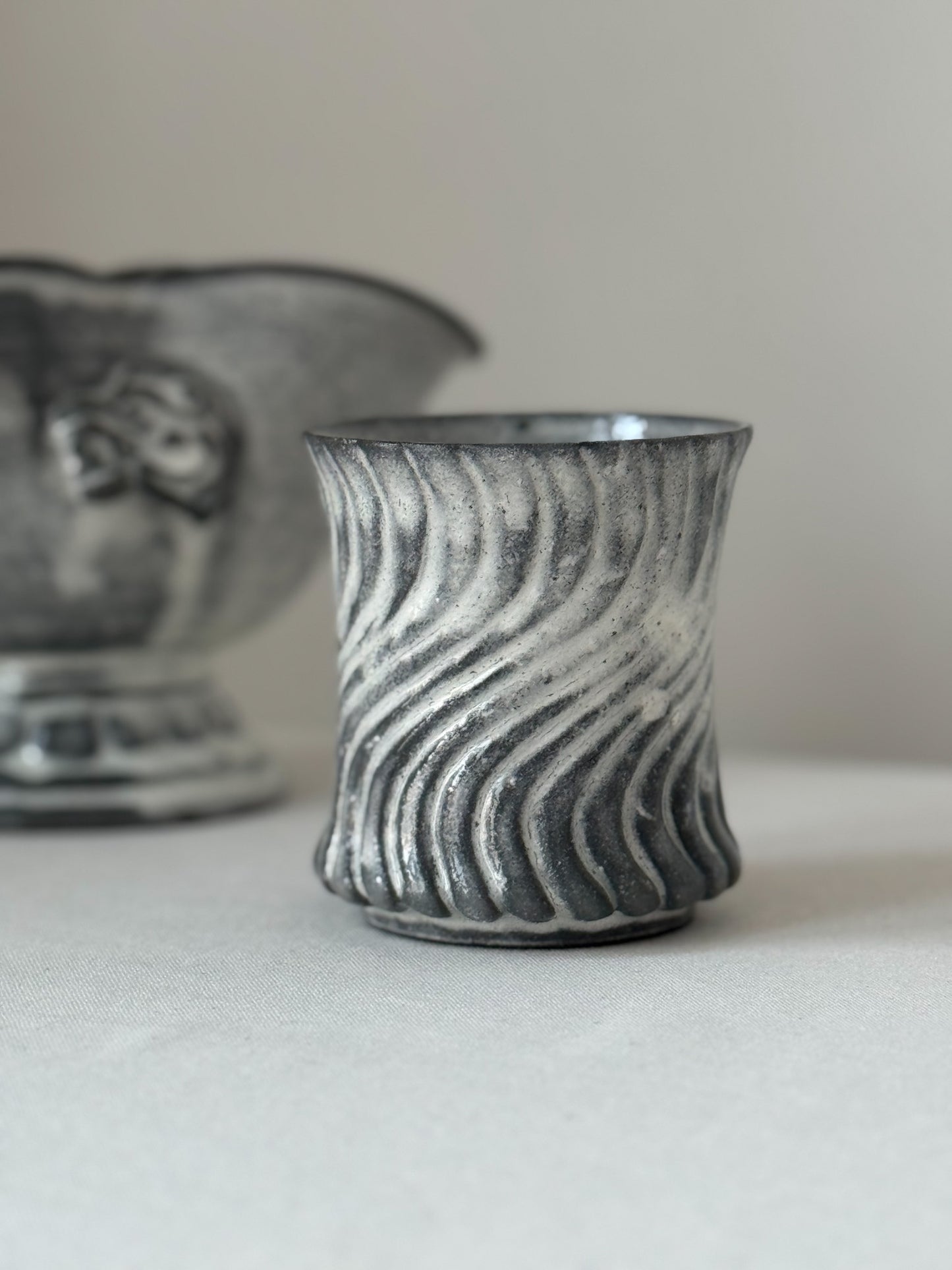Black Clay Rising Wave Cup