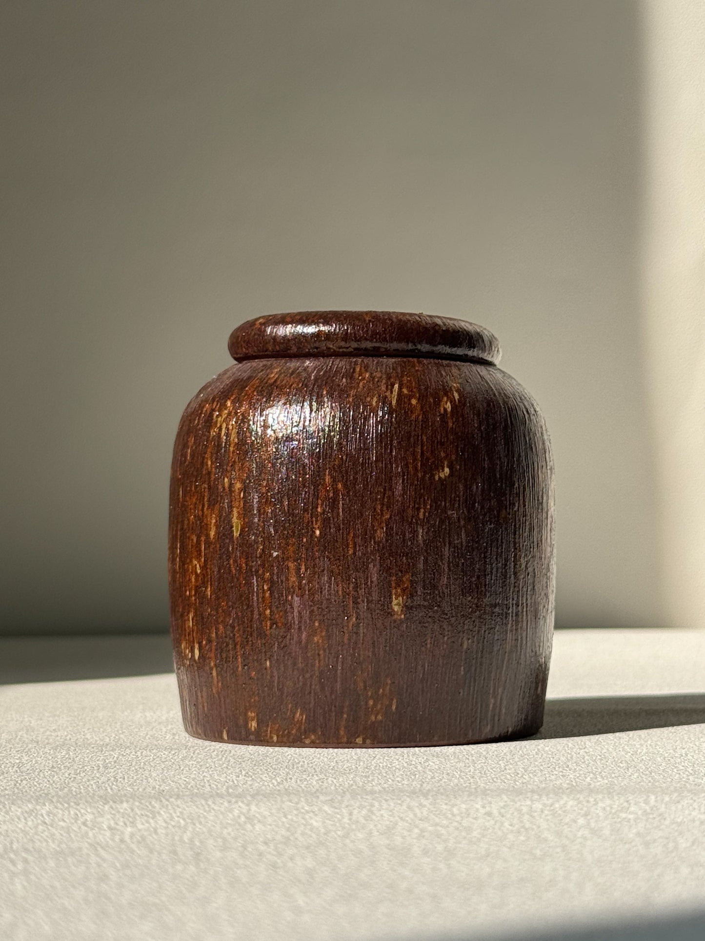 Starlit Rain Onggi Tea Caddy