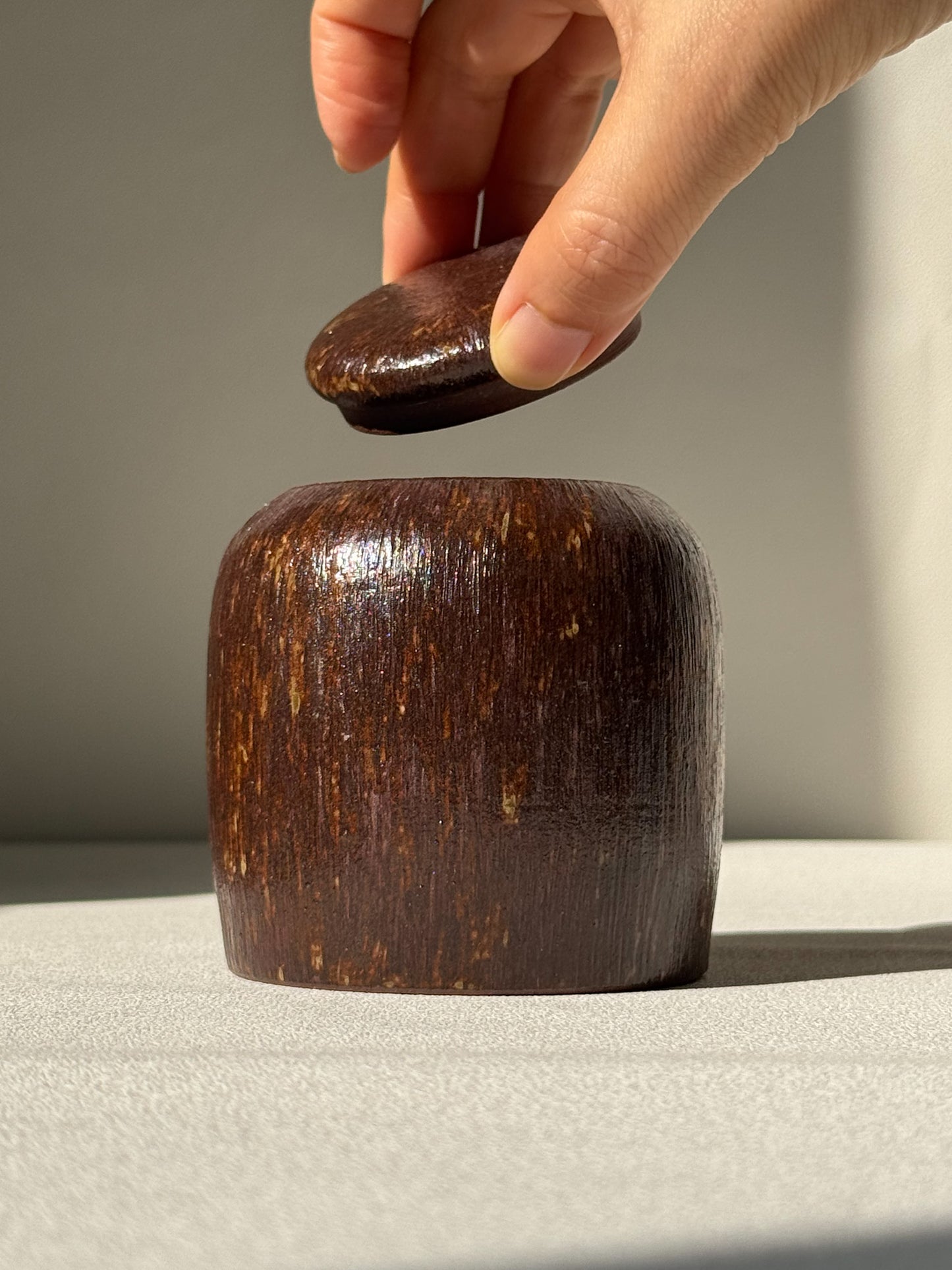 Starlit Rain Onggi Tea Caddy