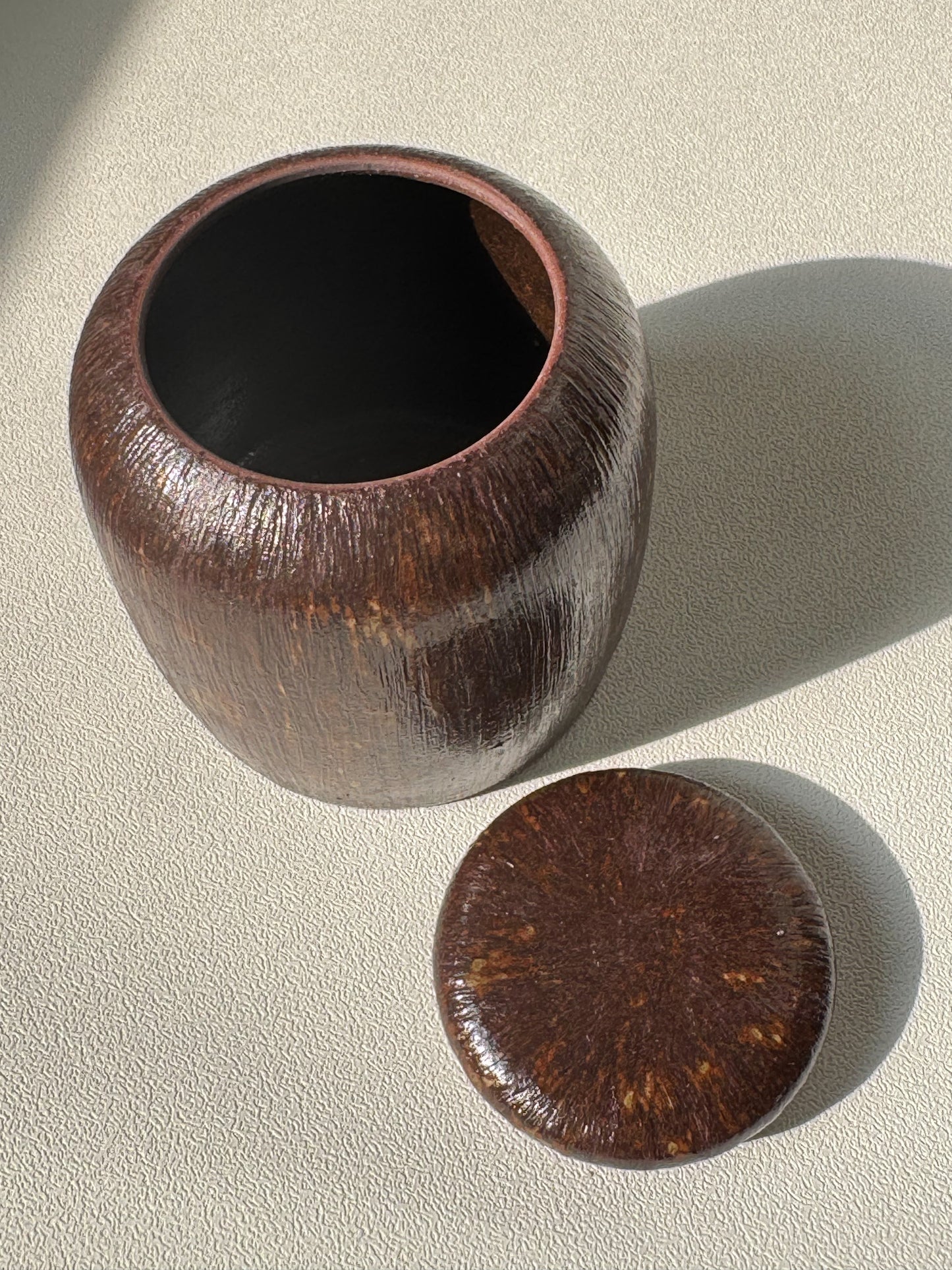 Starlit Rain Onggi Tea Caddy