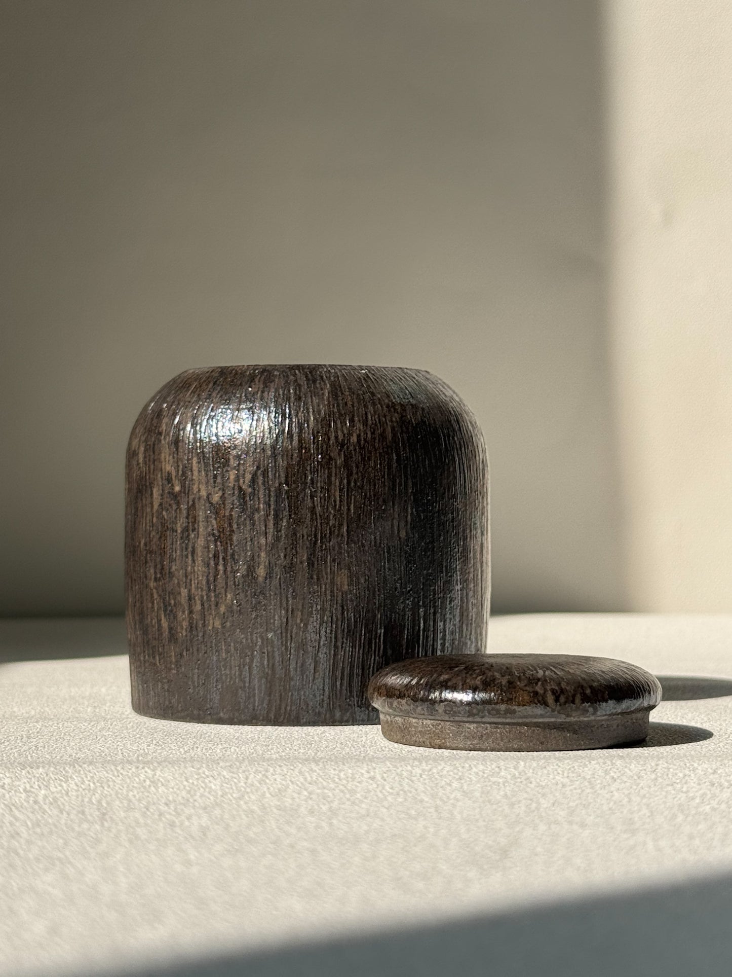 Starlit Rain Onggi Tea Caddy