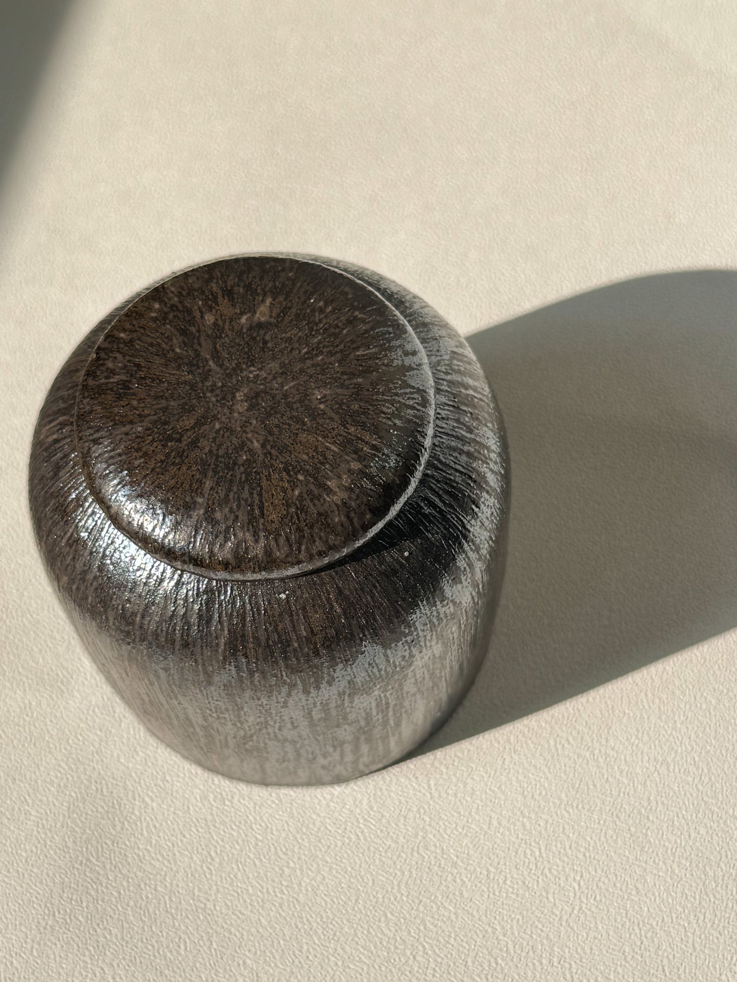 Starlit Rain Onggi Tea Caddy