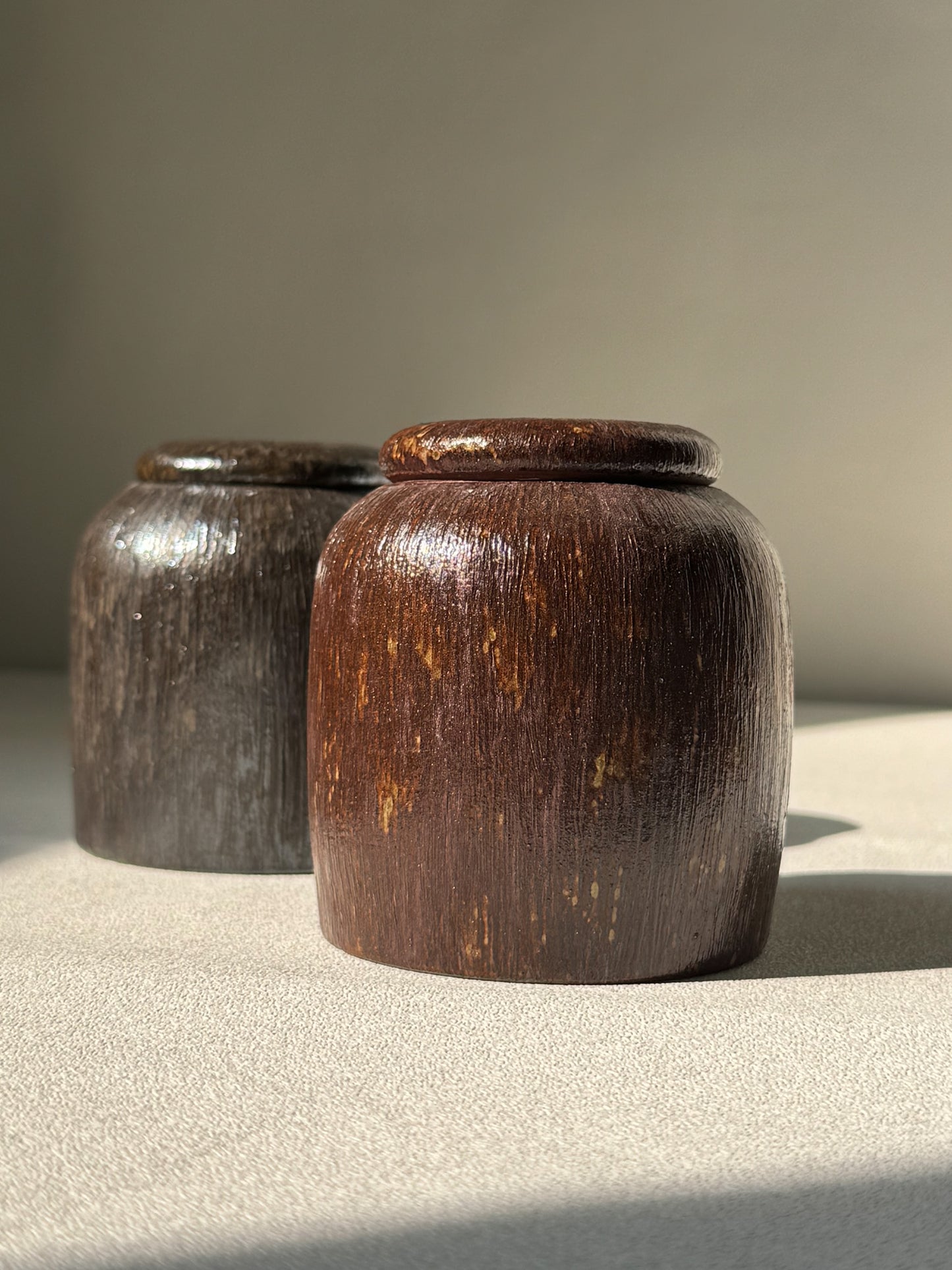 Starlit Rain Onggi Tea Caddy