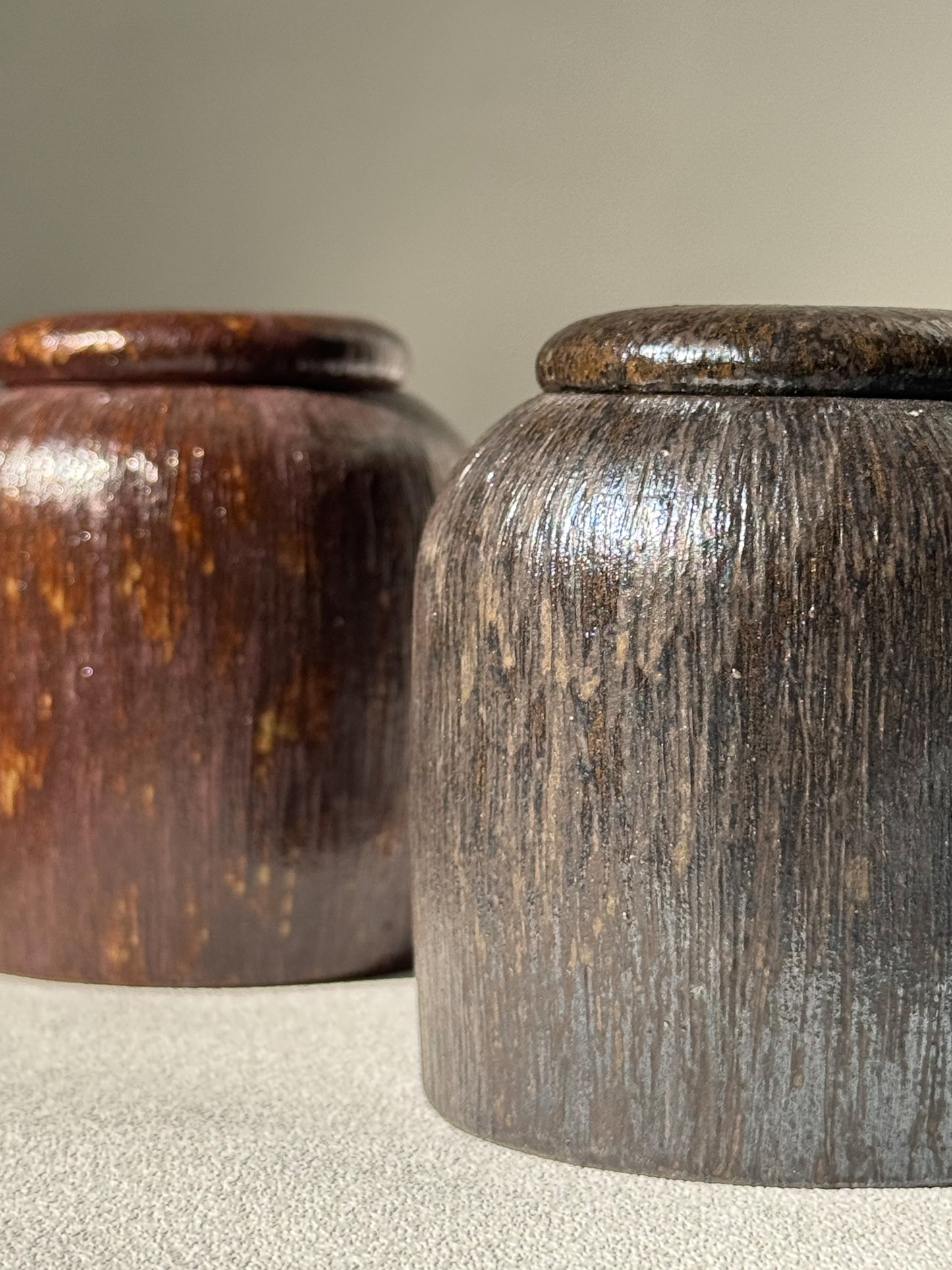 Starlit Rain Onggi Tea Caddy