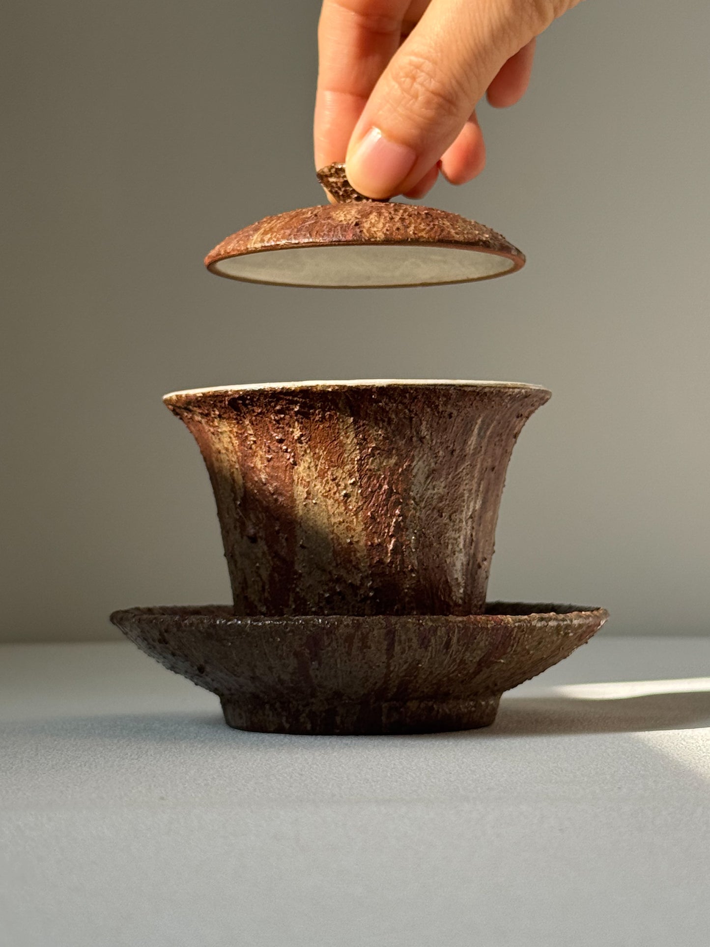 Earth Rain Onggi Gaiwan