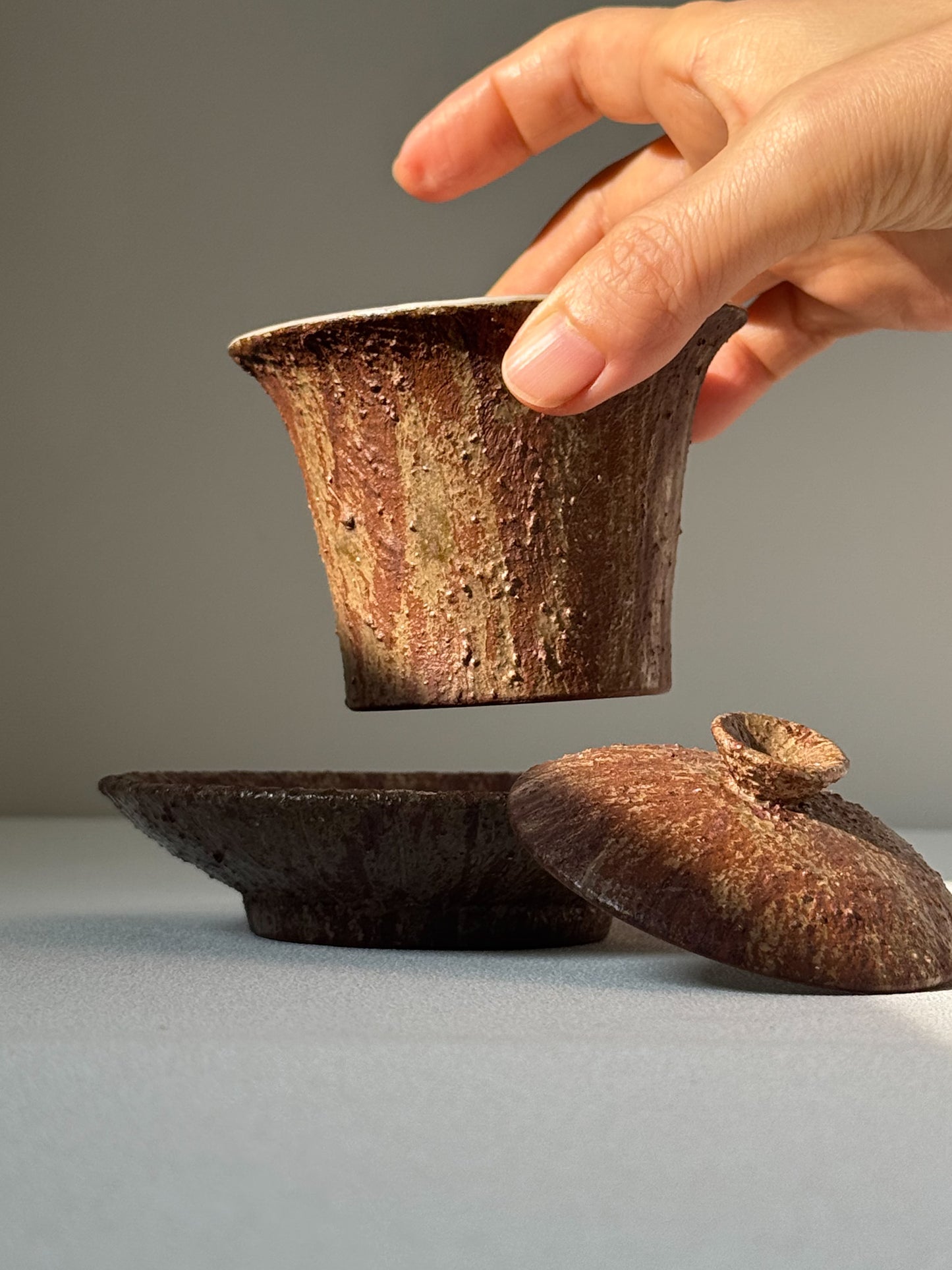 Earth Rain Onggi Gaiwan