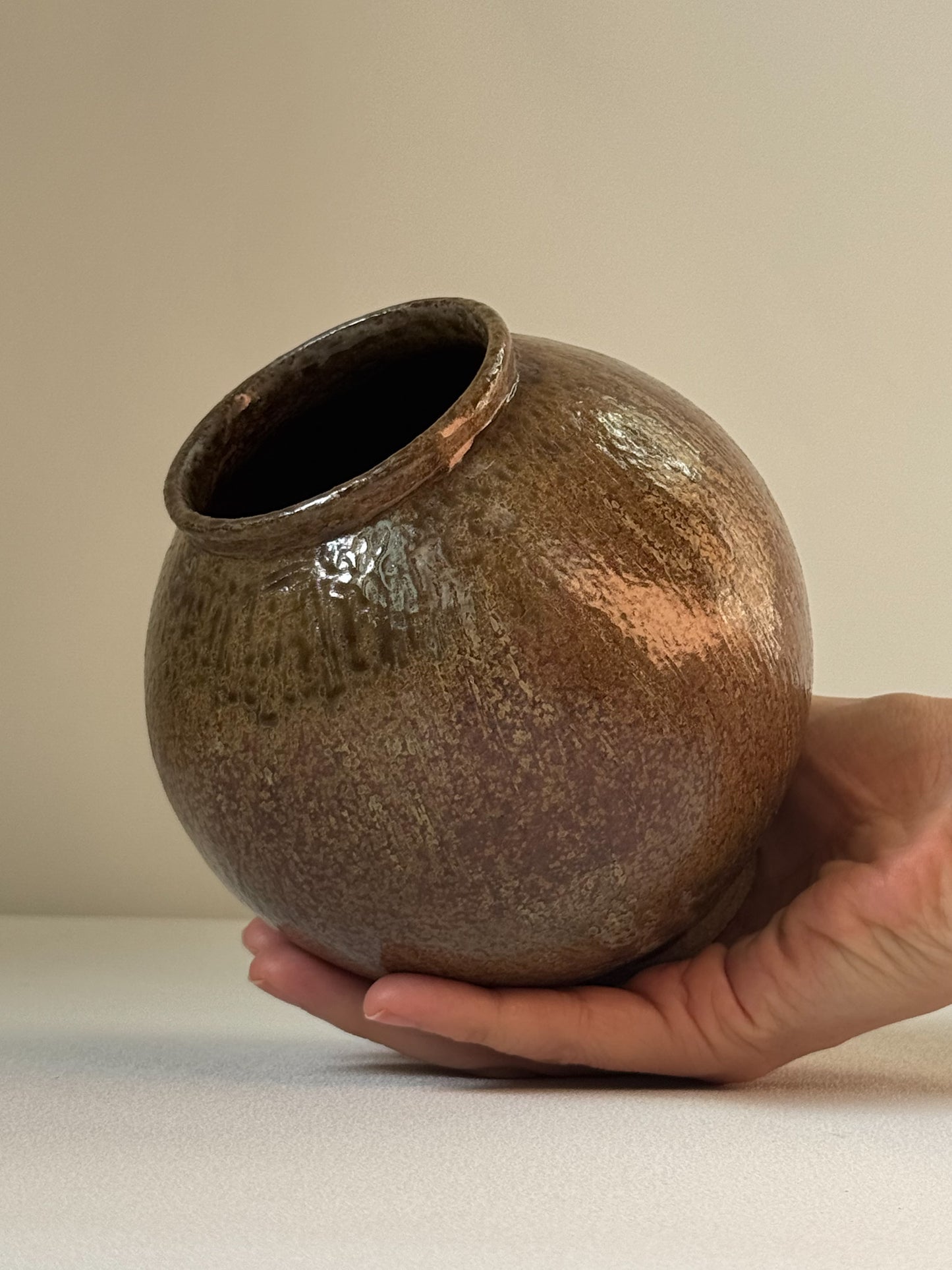 Starlit Rain Onggi Moon Jar