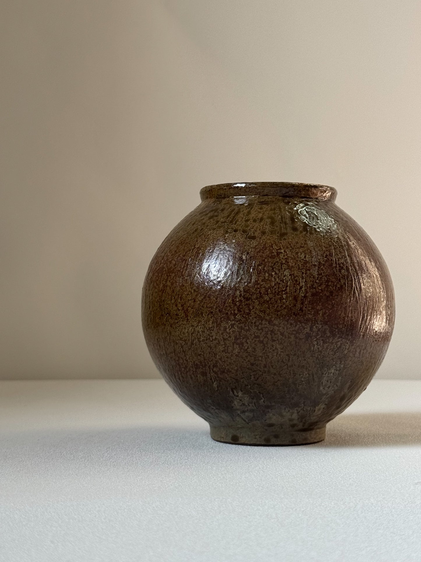 Starlit Rain Onggi Moon Jar