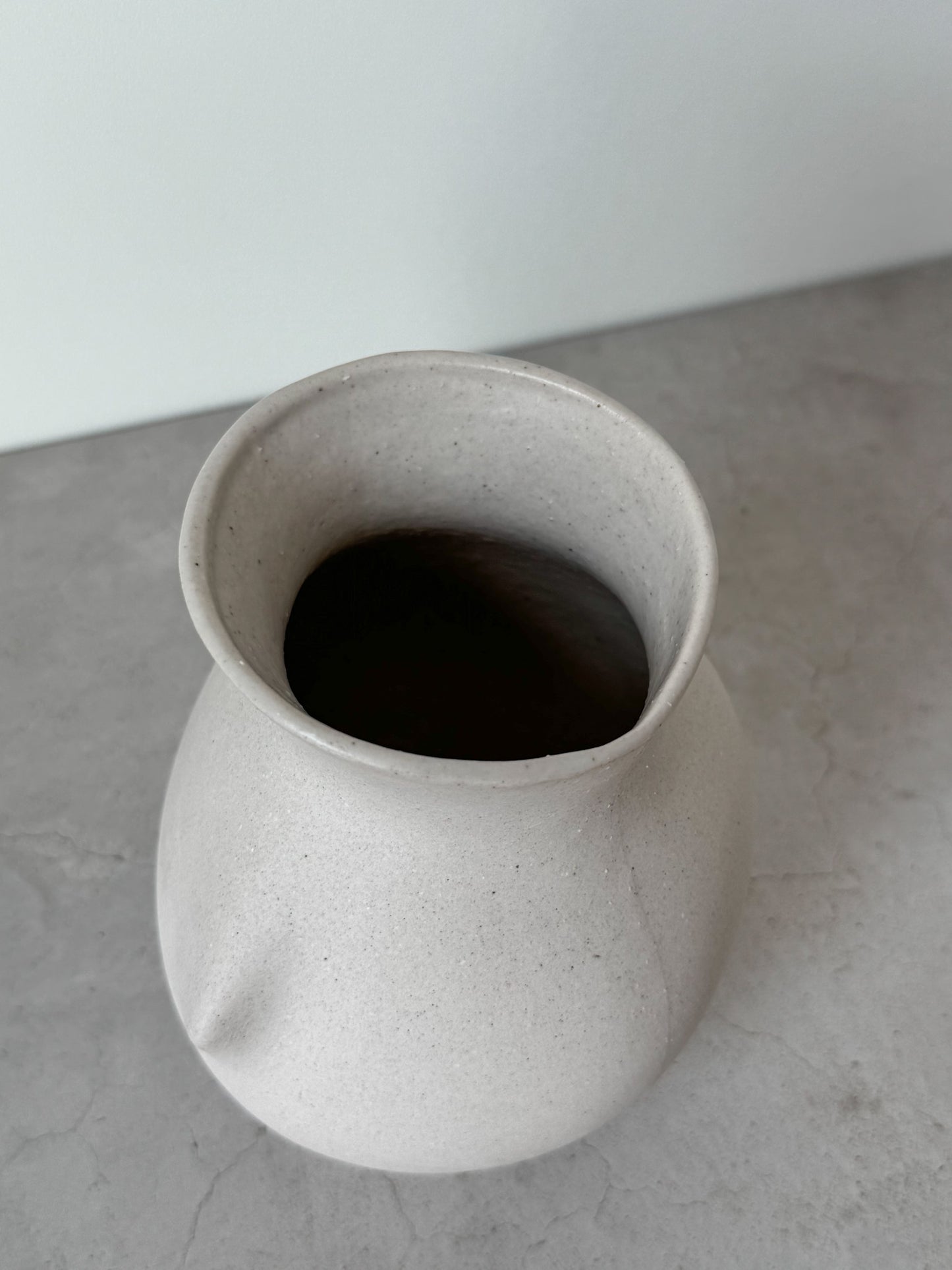 Organic Ivory Vase