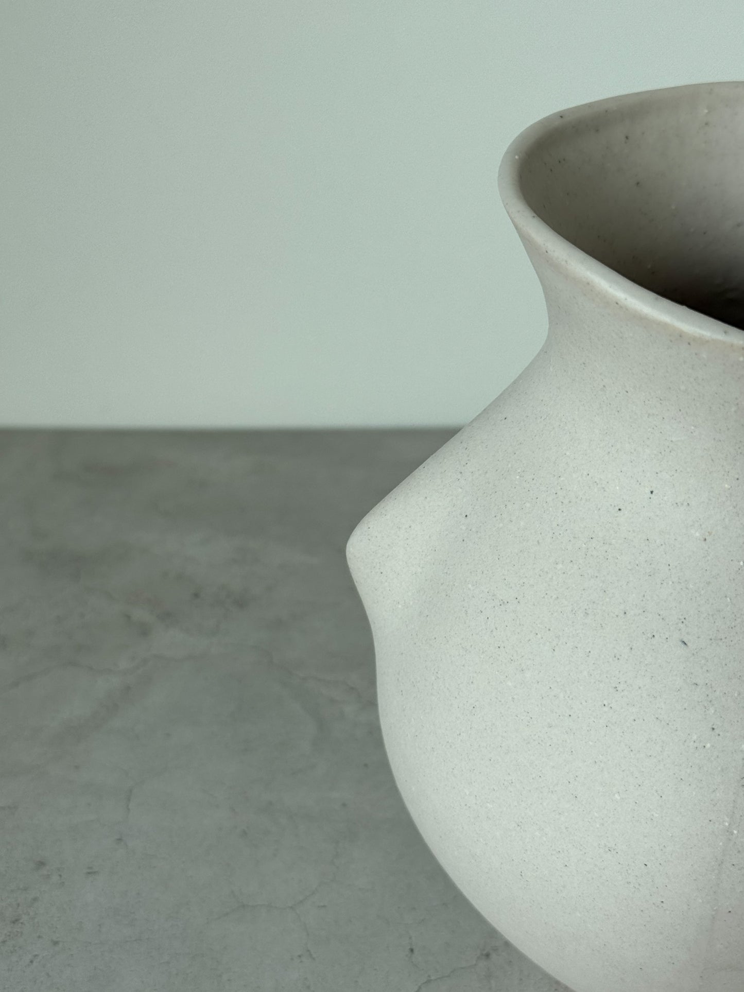 Organic Ivory Vase