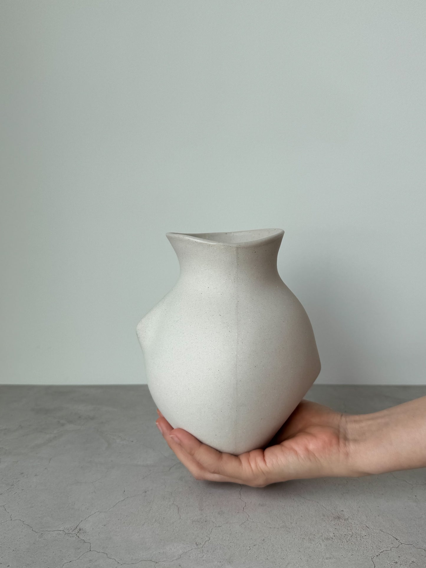 Organic Ivory Vase