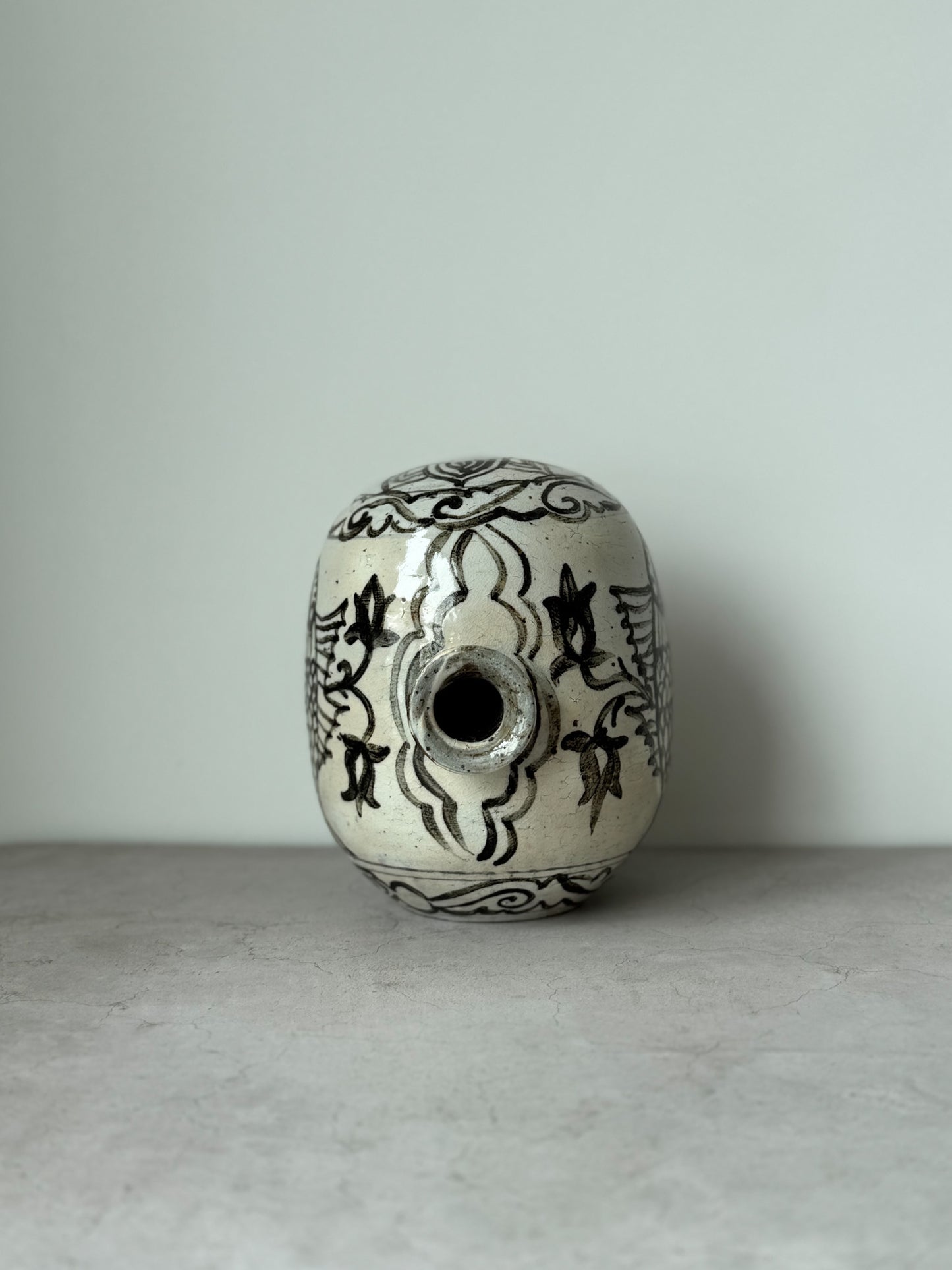 Joseon Buncheong Janggun Bottle - Fish