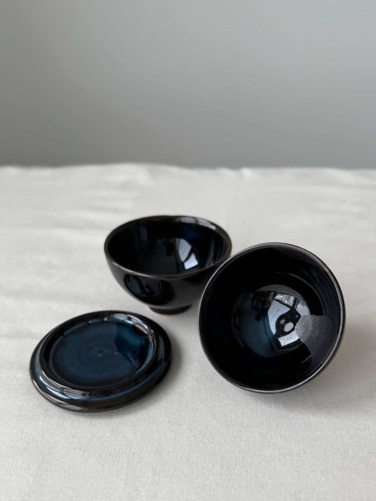 Moon Jar Teacup Set - Midnight Sky
