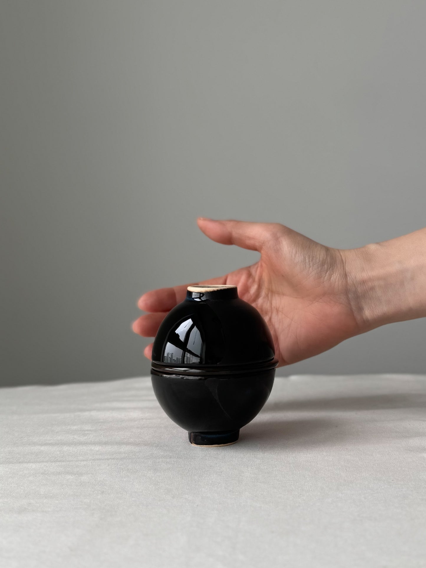 Moon Jar Teacup Set - Midnight Sky