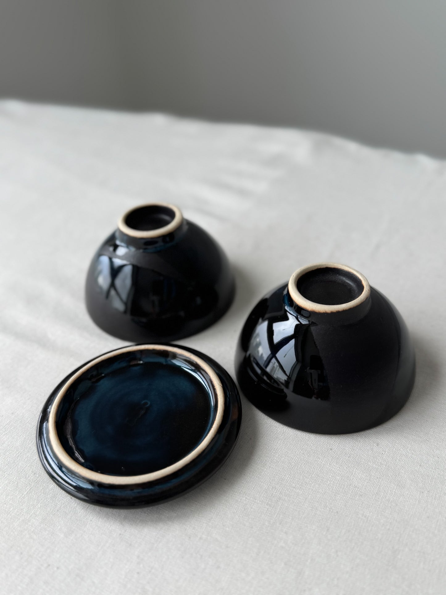 Moon Jar Teacup Set - Midnight Sky