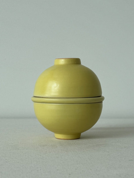Moon Jar Teacup Set - Butter Yellow