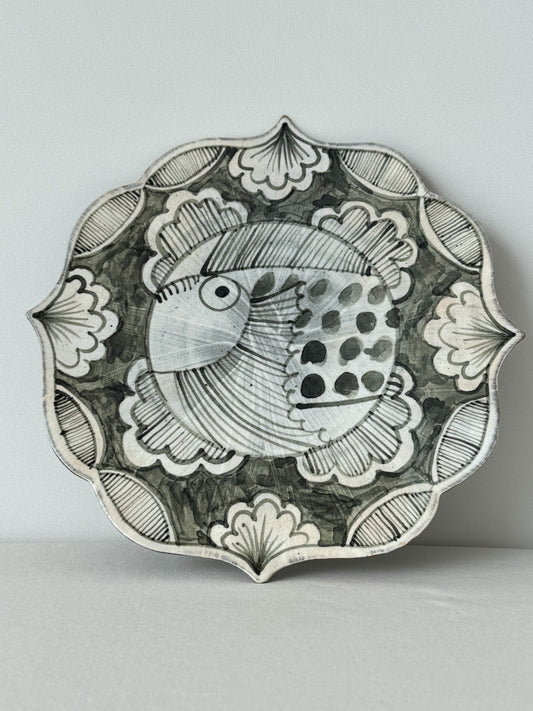 Petal Plate - Playful Fish
