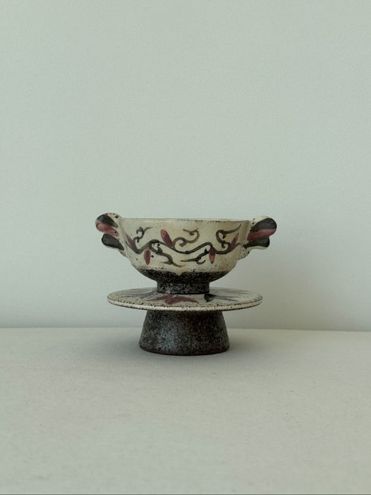 Buncheong Yang-i Teacup Set - Flower II