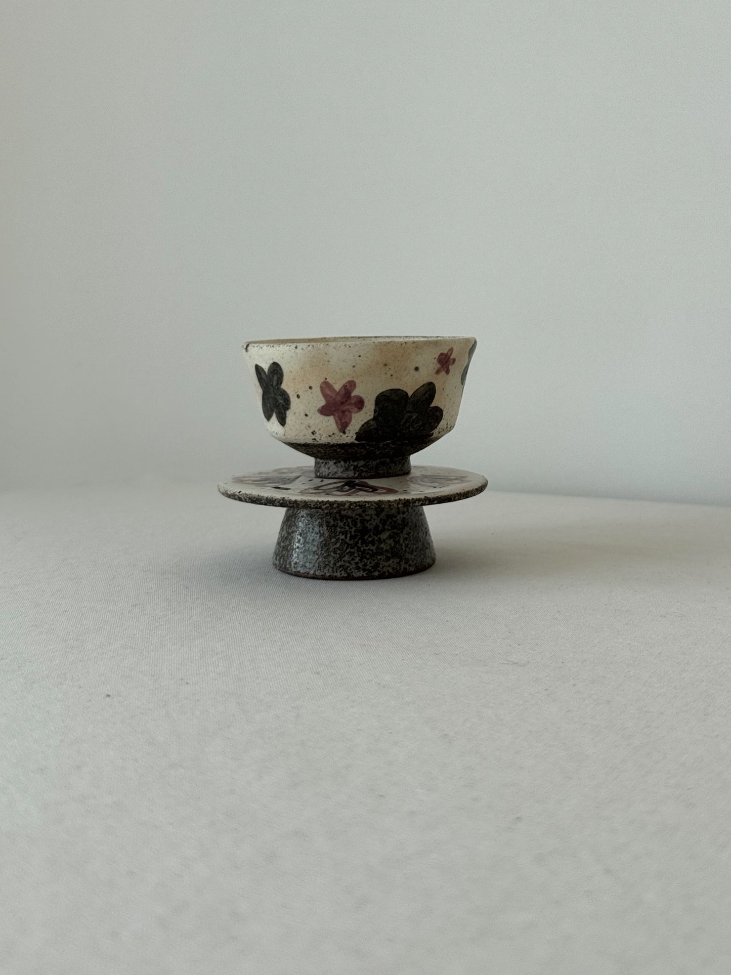 Petal Bloom Buncheong Teacup Set