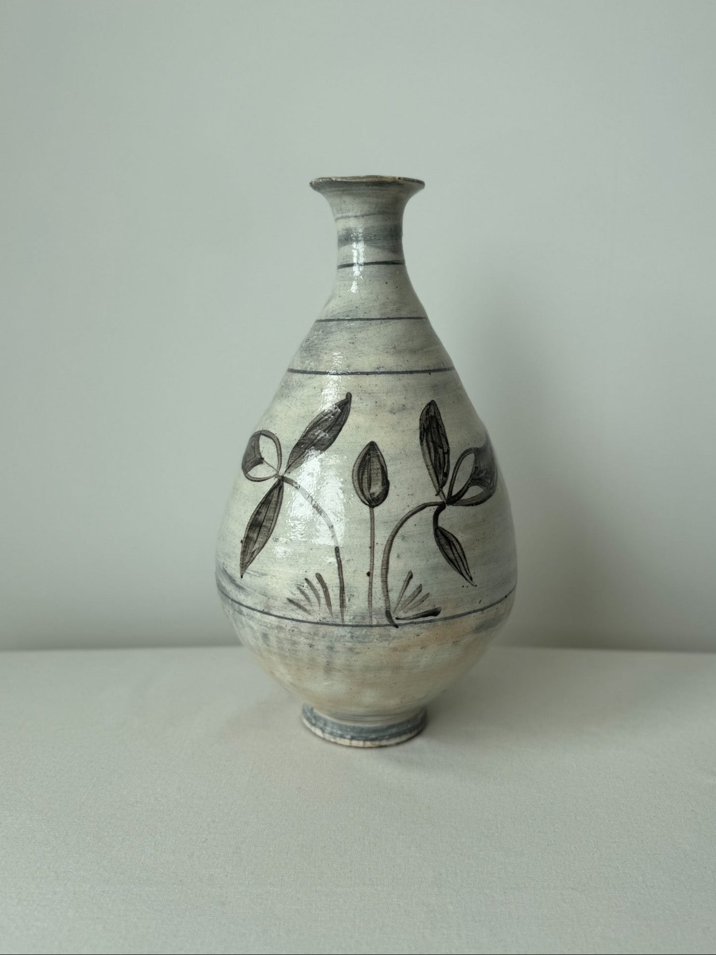Joseon Buncheong Vase - Wildflower