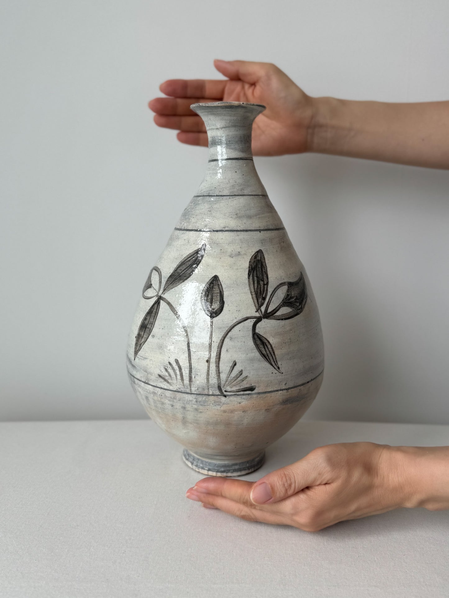 Joseon Buncheong Vase - Wildflower