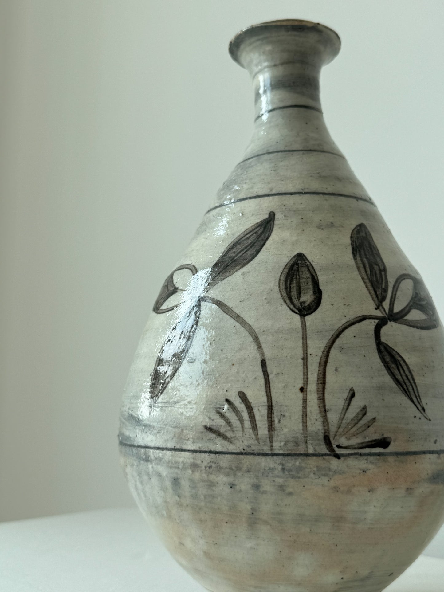 Joseon Buncheong Vase - Wildflower